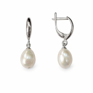Серьги из Серебра 925 Приволжский ювелир арт. 391495-ZM, Родирование.