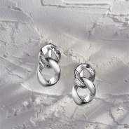 Серьги из Серебра 925 Приволжский ювелир арт. 391845, Родирование.