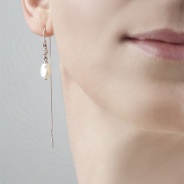 Серьги из Серебра 925 Приволжский ювелир арт. 391943-FA11ZM, Родирование.