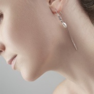 Серьги из Серебра 925 Приволжский ювелир арт. 391943-FA11ZM, Родирование.