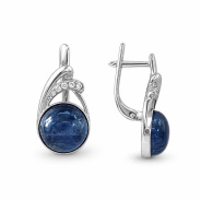 Серьги из Серебра 925 Приволжский ювелир арт. 391945-FA11KN, Родирование.