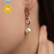 Серьги из Серебра 925 Приволжский ювелир арт. 392779-ZM07, Золочение в два слоя.