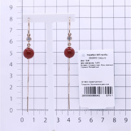 Серьги из Серебра 925 Приволжский ювелир арт. 392943-FA11KR26, Золочение в два слоя.