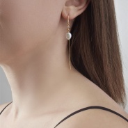Серьги из Серебра 925 Приволжский ювелир арт. 392943-FA11ZM, Золочение в два слоя.