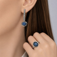 Серьги из Серебра 925 Приволжский ювелир арт. 393639-KN, Оксид.