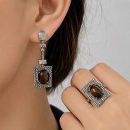 Серьги из Серебра 925 Приволжский ювелир арт. 393704-TG, Оксид.