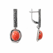 Серьги из Серебра 925 Приволжский ювелир арт. 393781-KR42, Оксид.