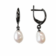 Серьги из Серебра 925 Приволжский ювелир арт. 394495-ZM, чёрный оксид.