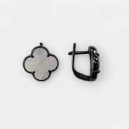 Серьги из Серебра 925 Приволжский ювелир арт. 394834-PM, чёрный оксид.