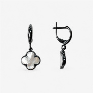 Серьги из Серебра 925 Приволжский ювелир арт. 394835-PM, чёрный оксид.