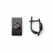 Серьги из Серебра 925 Приволжский ювелир арт. 394902-RT, чёрный оксид.