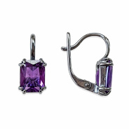 Серьги из Серебра 925 Приволжский ювелир арт. 394965-AM56, чёрный оксид.