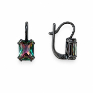 Серьги из Серебра 925 Приволжский ювелир арт. 394965-GH22, чёрный оксид.