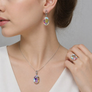 Подвеска из Серебра 925 Приволжский ювелир арт. 401857-GH99, Родирование.