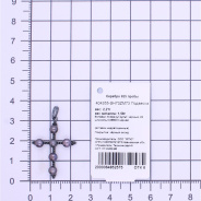 Подвеска из Серебра 925 Приволжский ювелир арт. 404355-SH73ZM73, чёрный оксид.