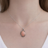 Подвеска из Серебра 925 Приволжский ювелир арт. 411145-KR46, Родирование.