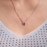 Подвеска из Серебра 925 Приволжский ювелир арт. 411223, Родирование.