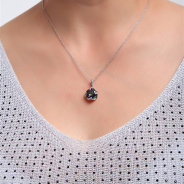 Подвеска из Серебра 925 Приволжский ювелир арт. 431743-GH22, Родирование.