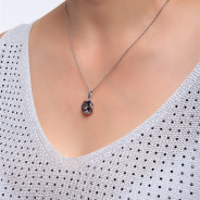 Подвеска из Серебра 925 Приволжский ювелир арт. 431743-GH22, Родирование.