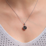 Подвеска из Серебра 925 Приволжский ювелир арт. 431743-GH22, Родирование.