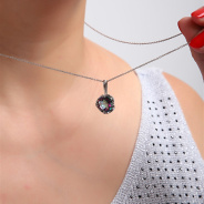 Подвеска из Серебра 925 Приволжский ювелир арт. 431743-GH22, Родирование.