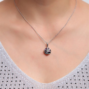 Подвеска из Серебра 925 Приволжский ювелир арт. 431743-GH22, Родирование.