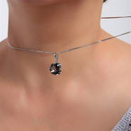 Подвеска из Серебра 925 Приволжский ювелир арт. 431743-GH73, Родирование.