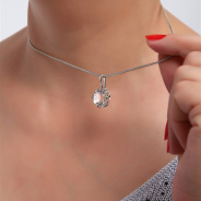 Подвеска из Серебра 925 Приволжский ювелир арт. 431743-GH, Родирование.