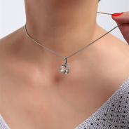 Подвеска из Серебра 925 Приволжский ювелир арт. 431743-GH, Родирование.