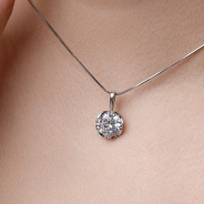 Подвеска из Серебра 925 Приволжский ювелир арт. 431743-GH, Родирование.