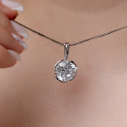 Подвеска из Серебра 925 Приволжский ювелир арт. 431743-GH, Родирование.