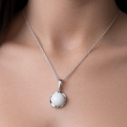 Подвеска из Серебра 925 Приволжский ювелир арт. 431743-NF07, Родирование.