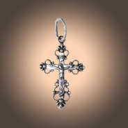 Крест из Серебра 925 Приволжский ювелир арт. 433019, Оксид.