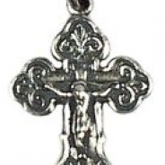 Крест из Серебра 925 Приволжский ювелир арт. 433052, Оксид.