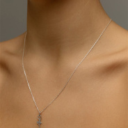 Подвеска из Серебра 925 Приволжский ювелир арт. 481103, Родирование.