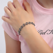 Браслет из Серебра 925 Приволжский ювелир арт. 603881, Оксид.