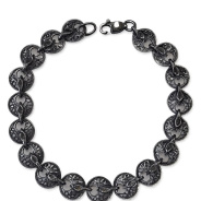 Браслет из Серебра 925 Приволжский ювелир арт. 604881, чёрный оксид.