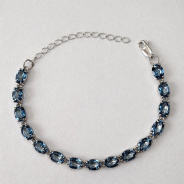 Браслет из Серебра 925 Приволжский ювелир арт. 611337-GH55, Родирование.