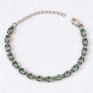 Браслет из Серебра 925 Приволжский ювелир арт. 611337-PZ22, Родирование.