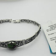 Браслет из Серебра 925 Приволжский ювелир арт. 633028-CZ, Оксид.