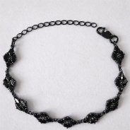 Браслет из Серебра 925 Приволжский ювелир арт. 694246-FA73, чёрный оксид.