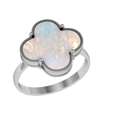 Кольцо из Серебра 925 Приволжский ювелир арт. 201095-PM, Родирование.