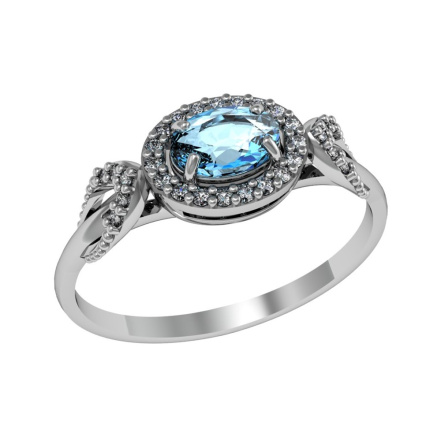 Кольцо из Серебра 925 Приволжский ювелир арт. 201157-FA11FA15, Родирование.