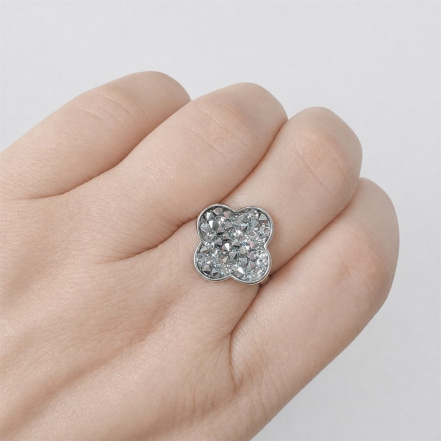 Кольцо из Серебра 925 Приволжский ювелир арт. 201224-KT54, Родирование.