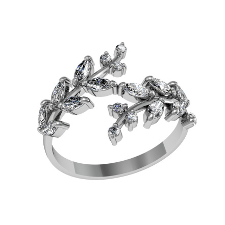 Кольцо из Серебра 925 Приволжский ювелир арт. 201340-FA11, Родирование.