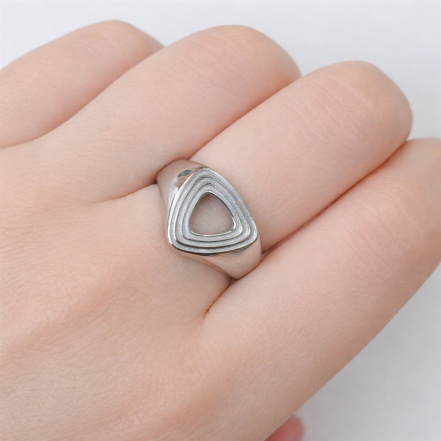 Кольцо из Серебра 925 Приволжский ювелир арт. 201347, Родирование.