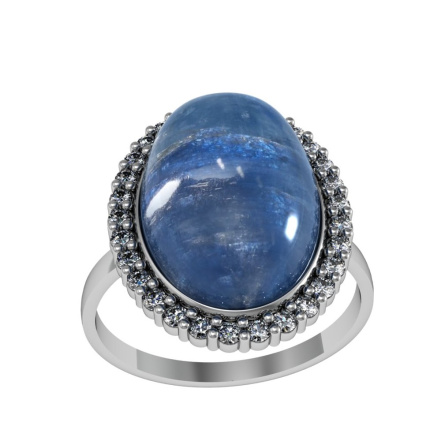 Кольцо из Серебра 925 Приволжский ювелир арт. 201389-FA11KN, Родирование.