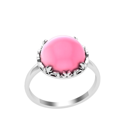 Кольцо из Серебра 925 Приволжский ювелир арт. 201392-KR46, Родирование.