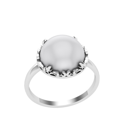 Кольцо из Серебра 925 Приволжский ювелир арт. 201392-NF07, Родирование.