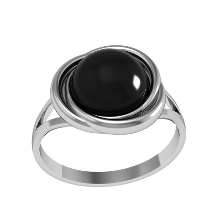 Кольцо из Серебра 925 Приволжский ювелир арт. 201396-AG73, Родирование.